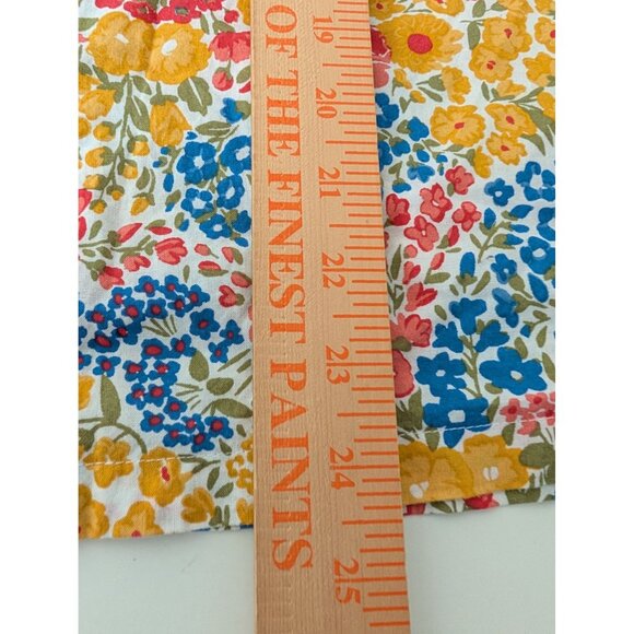 Croft & Barrow Floral Shirt Womens Size Large Multicolor Long Sleeve V Neck - Picture 10 of 10